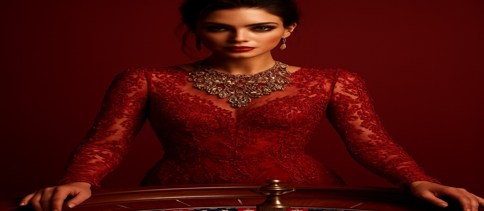 গেমিং প্ল্যাটফর্মে লাল পোশাক পরা এক সুদর্শন নারী দ্রুত ও নিরাপদ লগইন নিশ্চিত করেন qqgg-এ